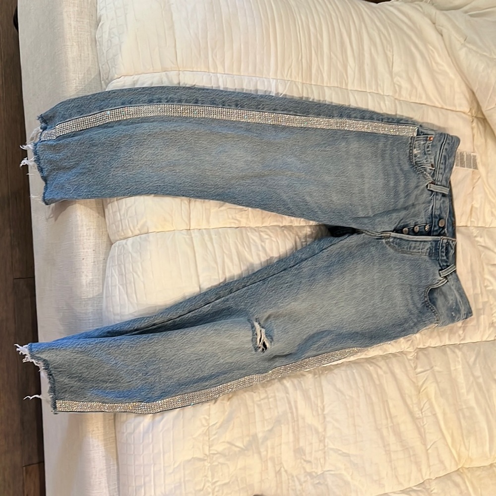 Levi 501 diamond encrusted